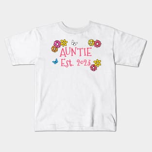 Auntie Est 2023 Mother's Day Mothering Sunday Kids T-Shirt